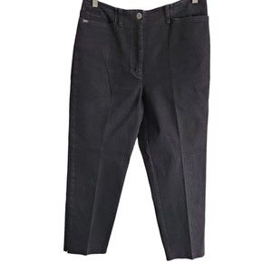 Ralph Lauren Jeans Co. Womens‎ Jeans Size 12 Black Stretch Straight High-Rise